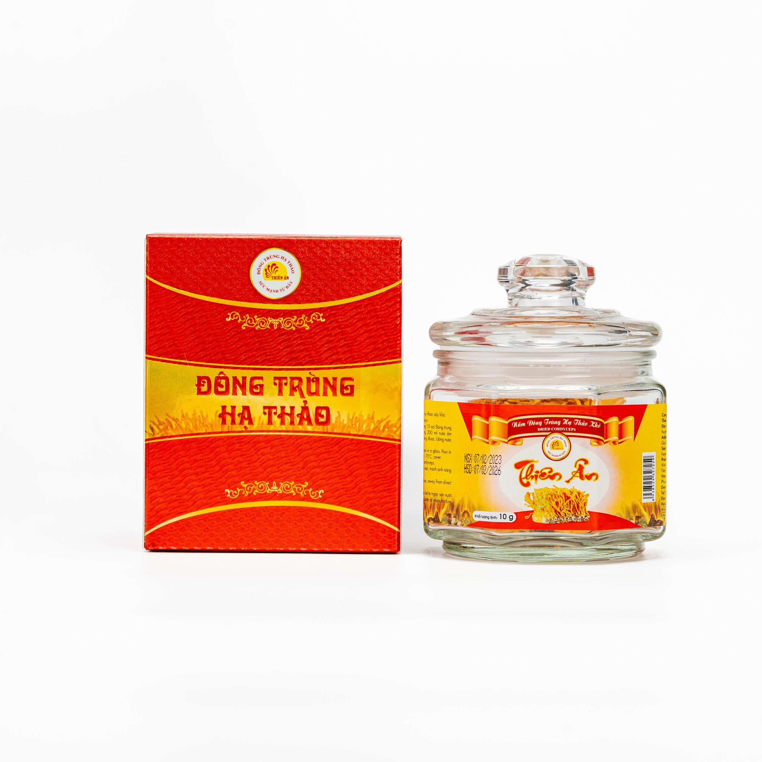 Hũ 10g Đông Trùng Hạ Thảo Sấy Thăng Hoa